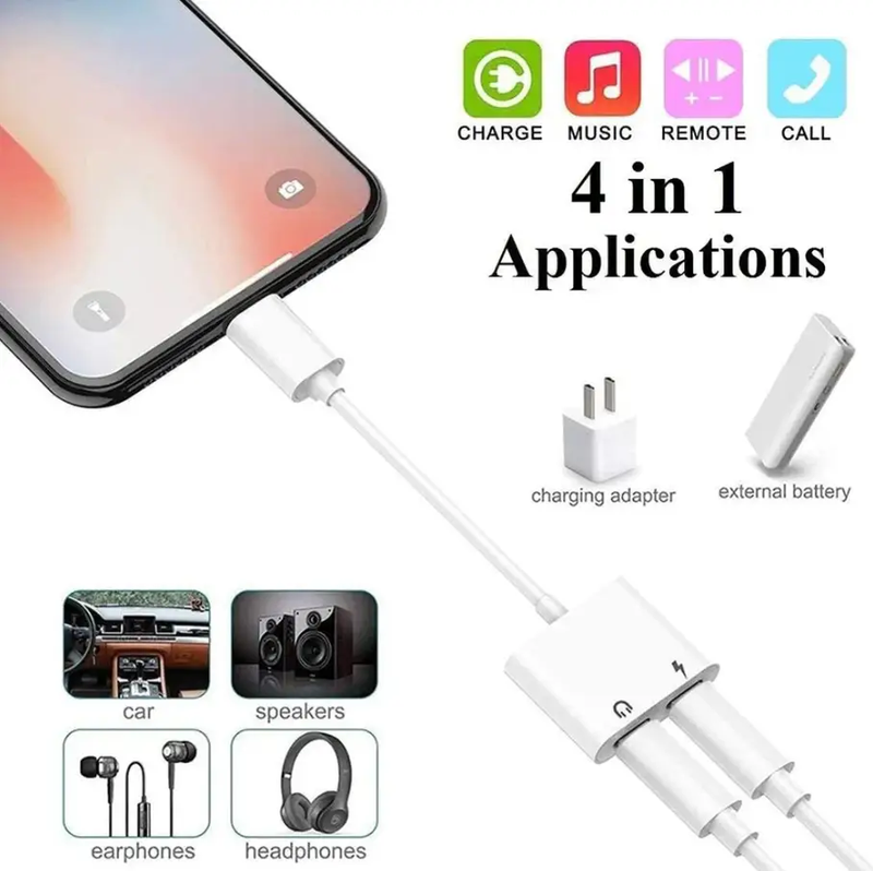 Vipfan Lightning to 2 x Lightning Adaptor (L09) by techplus