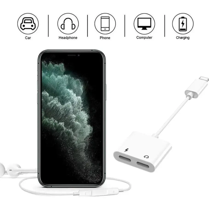 Vipfan Lightning to 2 x Lightning Adaptor (L09) by techplus