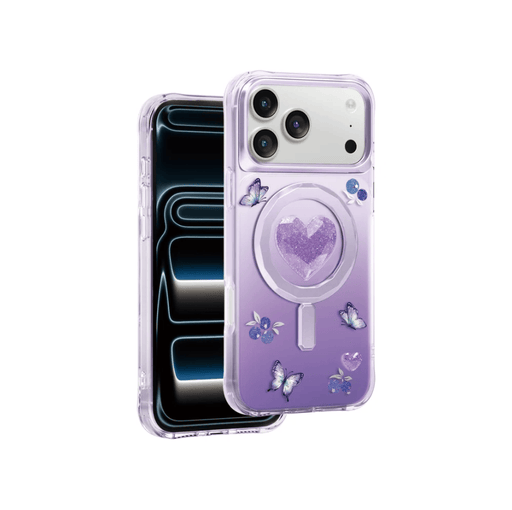 techplus Keephone Peachy 3D Heart Case for iPhone 17 Pro MagSafe Compatible Keephone Peachy 3D Heart Case for iPhone 17 Pro