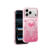 techplus Keephone Peachy 3D Heart Case for iPhone 17 Pro MagSafe Compatible Keephone Peachy 3D Heart Case for iPhone 17 Pro