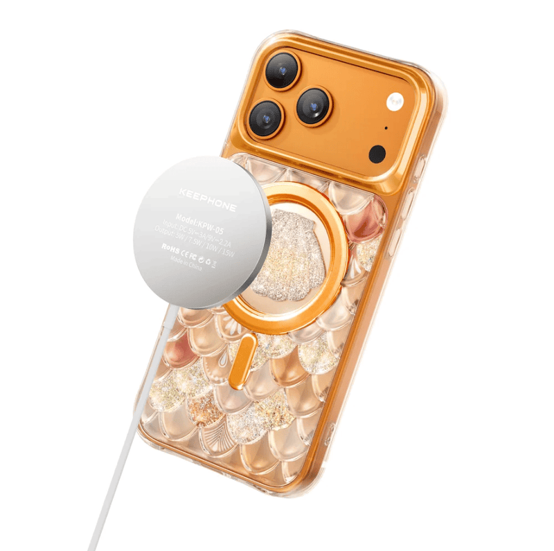 techplus Keephone Iceland Glitter MagSafe Case for iPhone 17 Pro Max 3D Diamond Keephone Iceland Glitter Case For iPhone 17 Pro Max