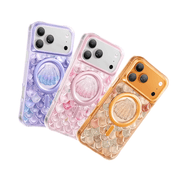 techplus Keephone Iceland Glitter Case for iPhone 17 Pro MagSafe with 3D Diamond Shell Keephone Iceland Glitter Case for iPhone 17 Pro