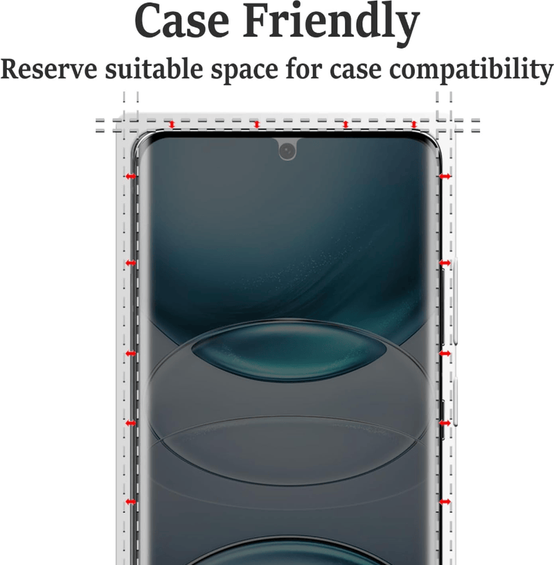 techplus Samsung Galaxy S23 Ultra Privacy Tempered Glass Screen Protector 9H Anti Spy Samsung Galaxy S23 Ultra Privacy Tempered Glass