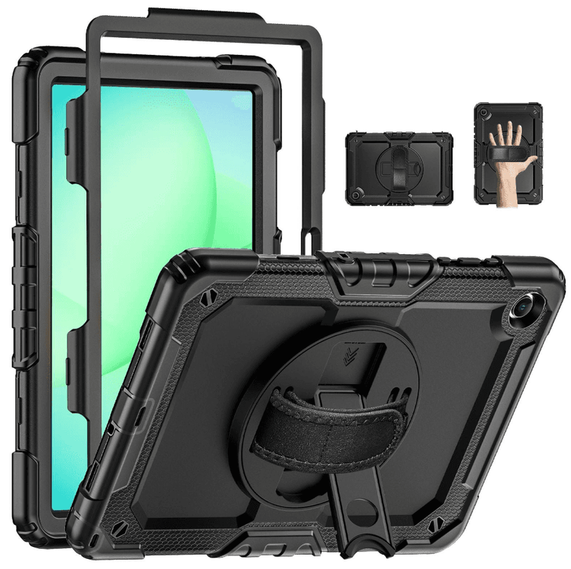 techplus Samsung Galaxy Tab A11 8.7-inch Heavy Duty Rugged Shockproof Silicone Case With Front Screen Protector Samsung Galaxy Tab A11 8.7-inch Heavy Duty Rugged Shockproof Silicone Case With Front Screen Protector
