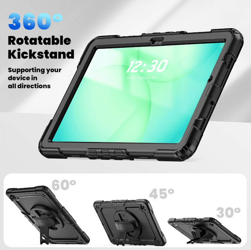 techplus Samsung Galaxy Tab A11+ Plus 11-inch Heavy Duty Rugged Shockproof Silicone Case With Front Screen Protector Samsung Galaxy Tab A11+ Plus 11-inch Heavy Duty Rugged Shockproof Silicone Case With Front Screen Protector