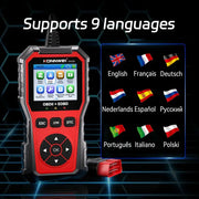 Car Diagnostic Scanner with Battery Test, Fault Code Reader & Real-Time Data Display by Habicare