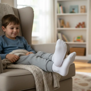 Crew Socks 12 Pairs/pack Kids' 4-7 years Thin White by dealonline.co.nz