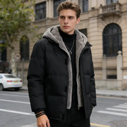 Men's Winter Jacket White S - 4XL by dealonline.co.nz