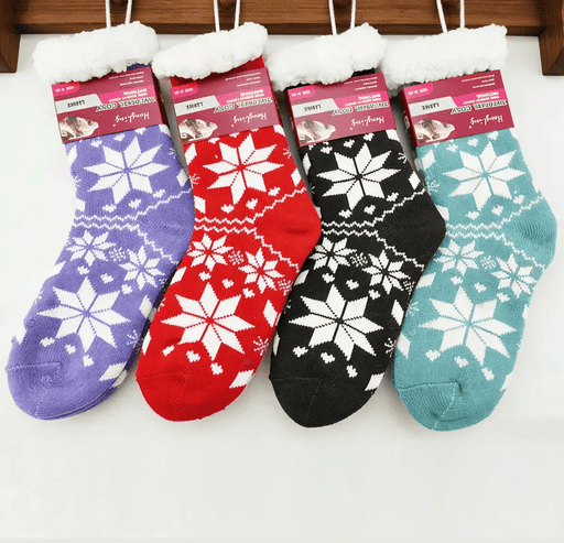(4 Pairs) LADIES THERMAL COSY SOCKS 4.7 TOG RATING by dealonline.co.nz