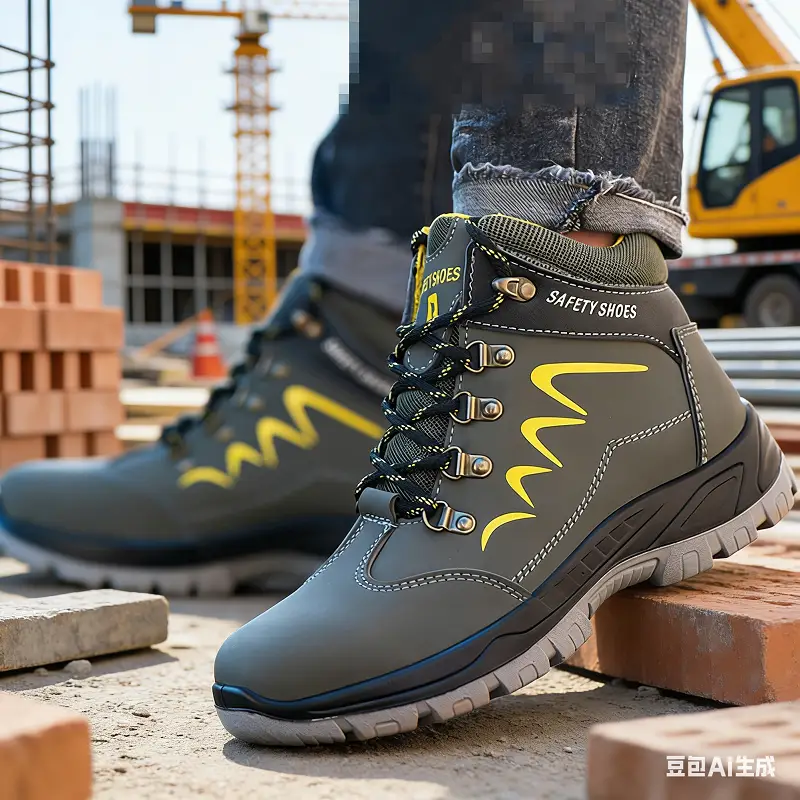 Steel Cap Safety Work Boots Industrial Puncture-Resistant Waterproof Shoes by dealonline.co.nz