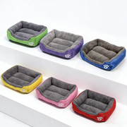 54cm Colourful Calming Dog Bed Warming Washable M by dealonline.co.nz