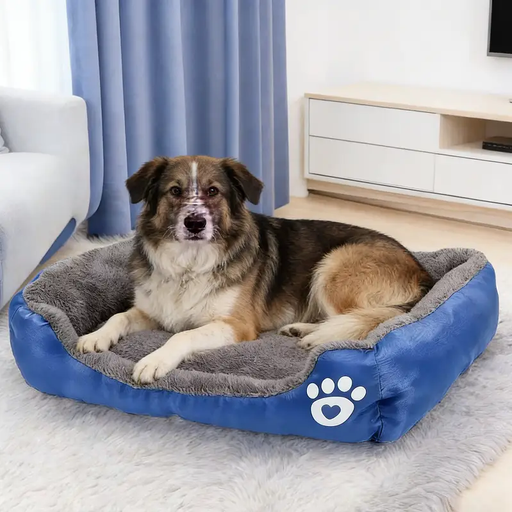 Colourful Calming Dog Bed Warming Washable XXL 95cm by dealonline.co.nz