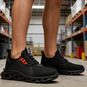 Steel Toe Work Shoes Safety Sneakers Industrial Shoes Lightweight Puncture Proo by dealonline.co.nz
