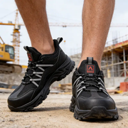Steel Toe Work Shoes Safety Sneakers Industrial Shoes Lightweight Puncture Proof by dealonline.co.nz