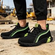Steel Toe Summer Work Shoes Anti Piercing Lightweight Sneakers Hiking Shoes by dealonline.co.nz