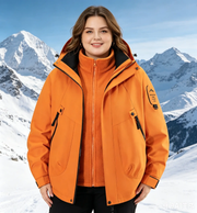 Unisex 3-in-1 Detachable Outdoor Jacket Waterproof Windproof Mountain Coat by dealonline.co.nz