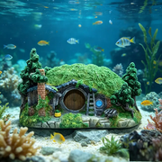 Fish Tank Decoration / Aquarium Ornament, HOUSE (SMALL) by dealonline.co.nz
