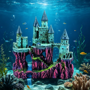 Fish Tank Decoration / Aquarium Ornament, CASTLE by dealonline.co.nz