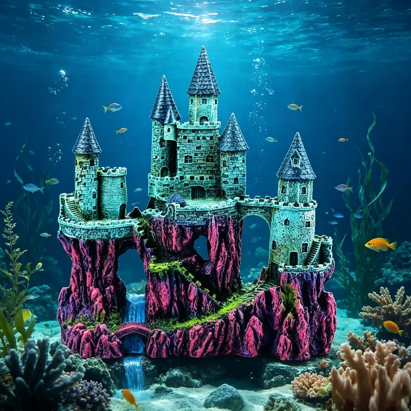 Fish Tank Decoration / Aquarium Ornament, CASTLE by dealonline.co.nz