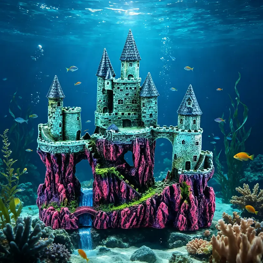 Fish Tank Decoration / Aquarium Ornament, CASTLE by dealonline.co.nz
