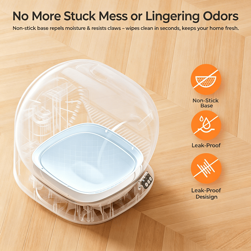 Automatic Self-Cleaning Smart Cat Litter Box by dealonline.co.nz