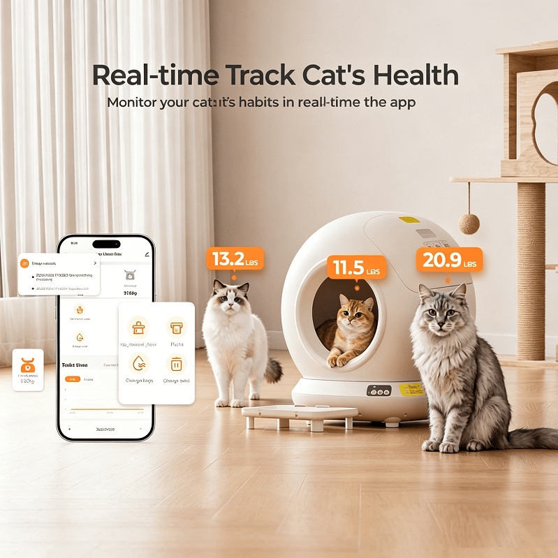 Automatic Self-Cleaning Smart Cat Litter Box by dealonline.co.nz