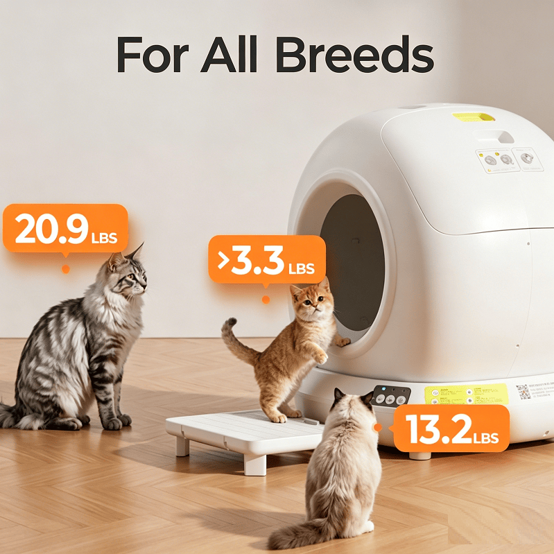 Automatic Self-Cleaning Smart Cat Litter Box by dealonline.co.nz