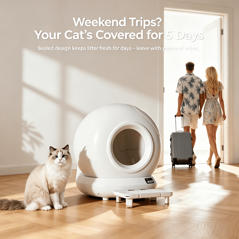 Automatic Self-Cleaning Smart Cat Litter Box by dealonline.co.nz