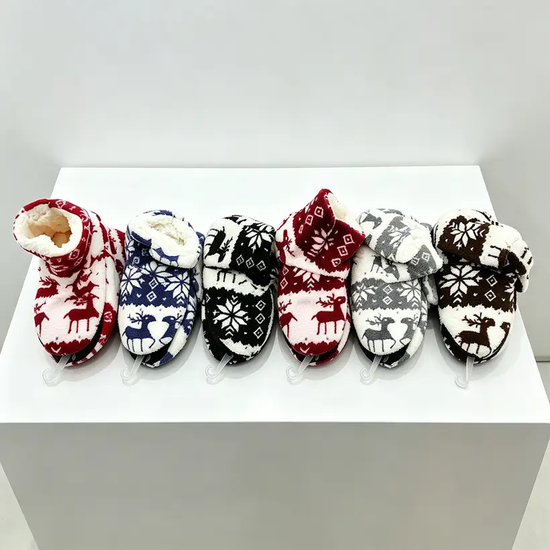 3 Pairs Kids Plush Warm Foot lets / Floor Socks size 20 ~ 23 by dealonline.co.nz