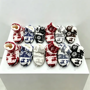 12 Pairs Kids Plush Warm Foot lets / Floor Socks size 20 ~ 23 by dealonline.co.nz