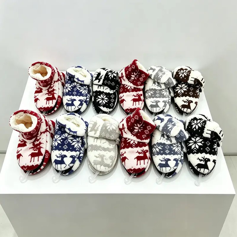 12 Pairs Kids Plush Warm Foot lets / Floor Socks size 20 ~ 23 by dealonline.co.nz