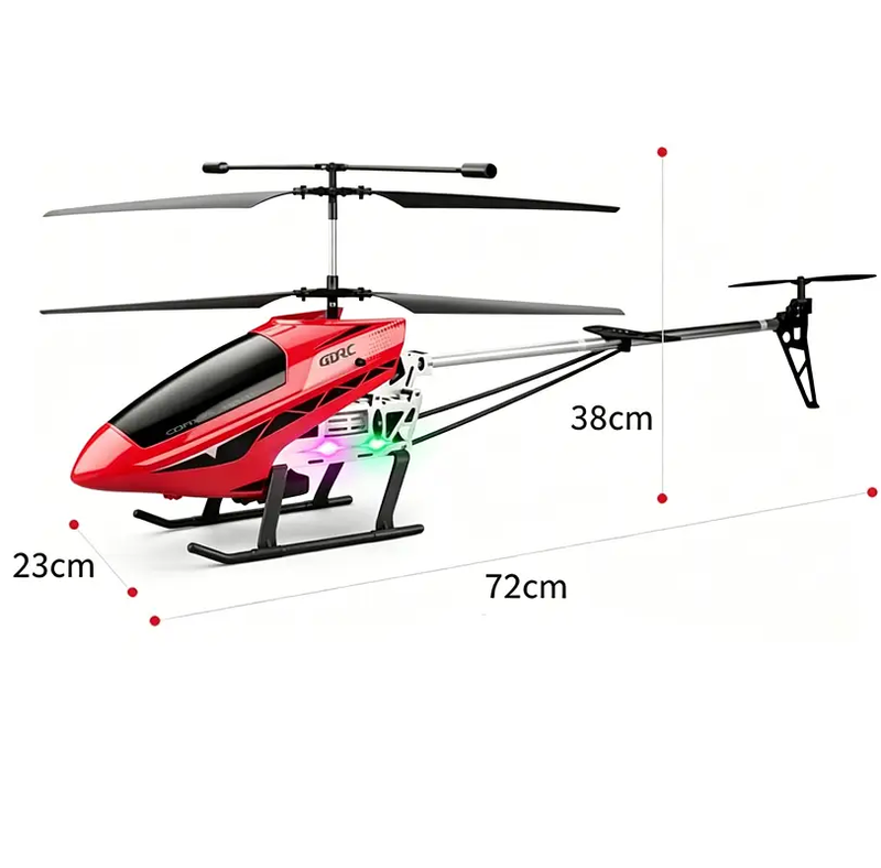72CM Super Large Alloy Remote Controlled Aircraft RC Helicopter by dealonline.co.nz