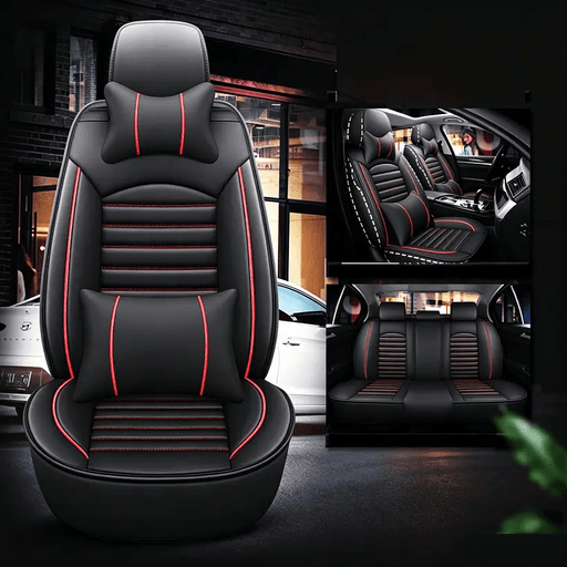dealonline.co.nz dealonline.co.nz Car Seat Cover Faux Leather Cushion 5 Seater Full Set Front & Rear + Pillows Faux Leather Car Seat Cover 5 Seater Full Set Pillows