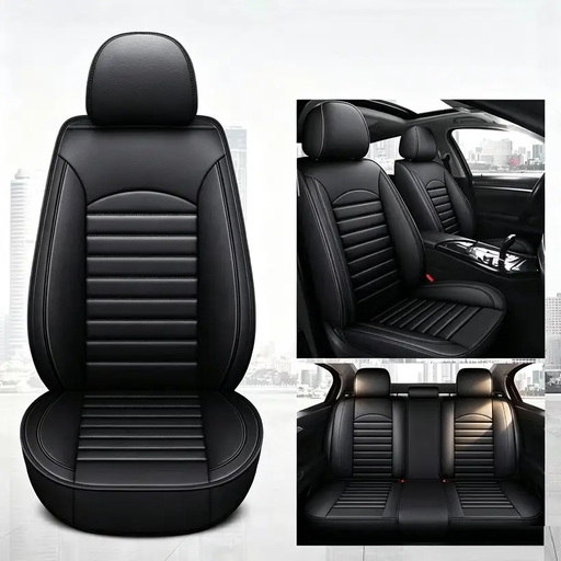 Car Seat Cover Faux Leather Cushion 5 Seater Full Set Front & Rear by dealonline.co.nz