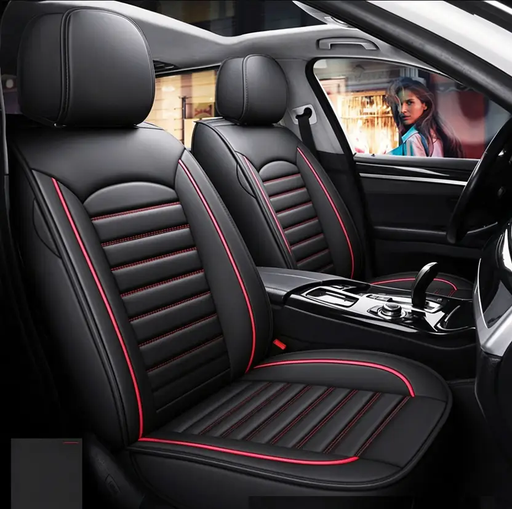 Car Seat Cover Faux Leather Cushion 5 Seater Full Set Front & Rear by dealonline.co.nz