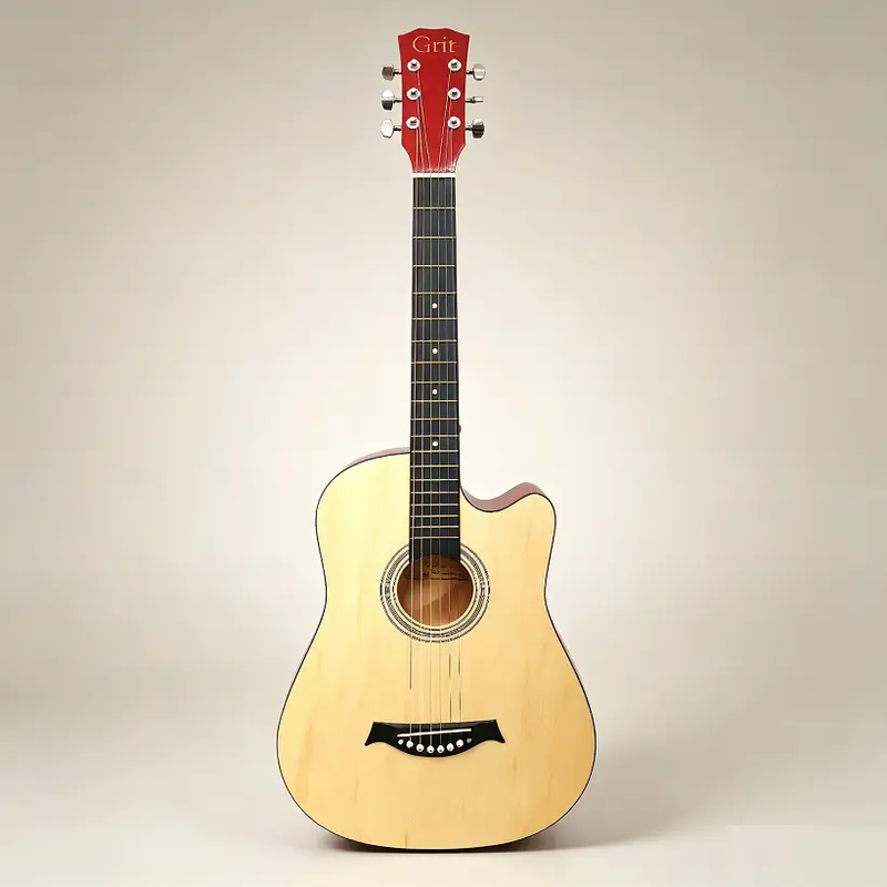 dealonline.co.nz dealonlinenz WOOD PATTERN 38" Wooden Acoustic Guitar Wood Pattern 38 Inch Full Size Acoustic Guitar