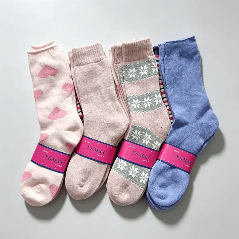 dealonline.co.nz dealonlinenz 60 Pairs Women's Thick Thermal Crew Socks, Size 6-10 60 Pairs Women's Thick Thermal Crew Socks, Size 6-10