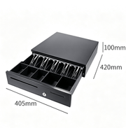 dealonline.co.nz Deal Online NZ 405mm Cash Drawer Cash Till Cash Register Till 405mm Cash Drawer Till 4 Bill and 3 Coin Compartments