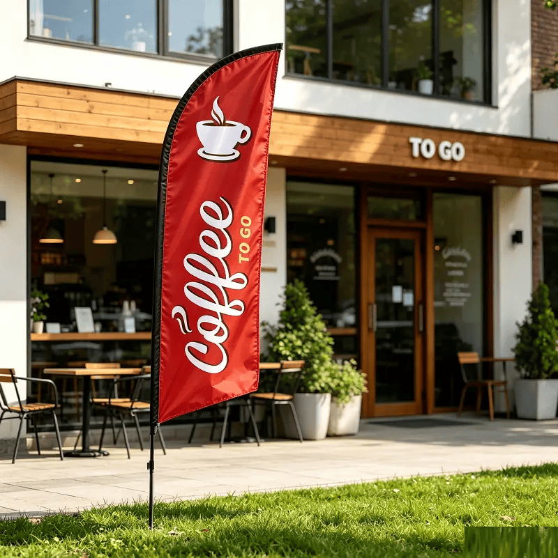 dealonline.co.nz dealonline.co.nz COFFEE RED Pre-print Double Sided Feather Banner Flag Business Commersial COFFEE RED Pre-print Double Sided Feather Banner Flag Business Commersial