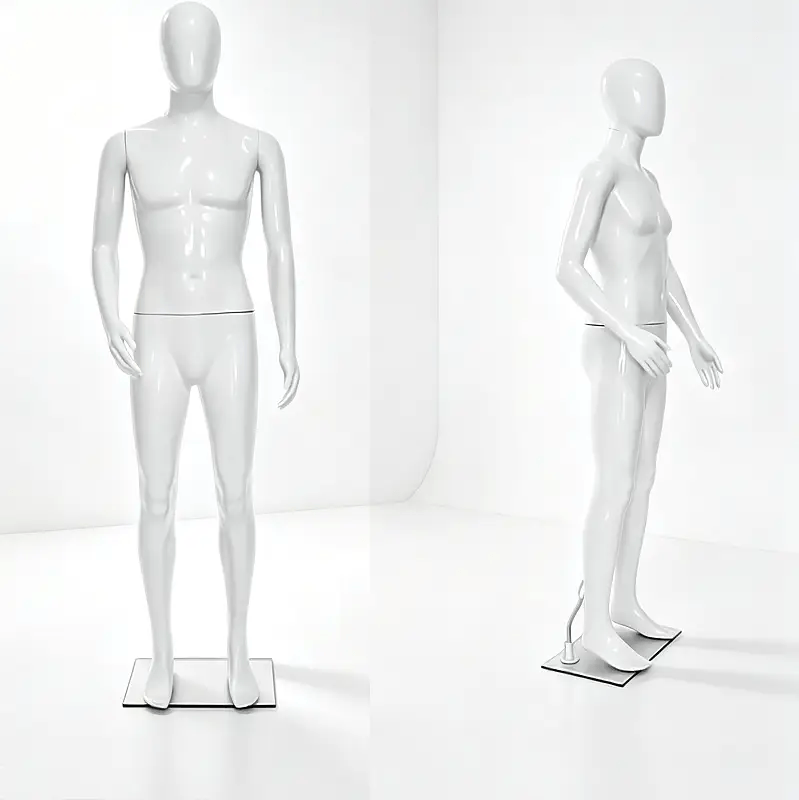 dealonline.co.nz dealonlinenz Brand New Male Full Mannequin 185CM (White) Male Full Body Mannequin 185cm White Detachable Arms