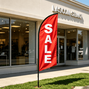dealonline.co.nz dealonlinenz 'SALE' 4m Sign Commercial Feather Banner Flag ONLY 4m Commercial Feather Banner Flag Outdoor Advertising