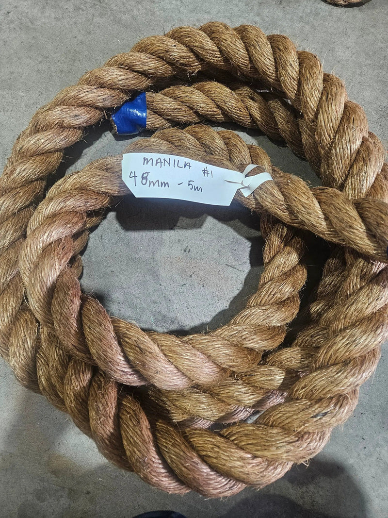 #1 Special Manila Rope Shorts 48MM x 5 M by Action Outdoors