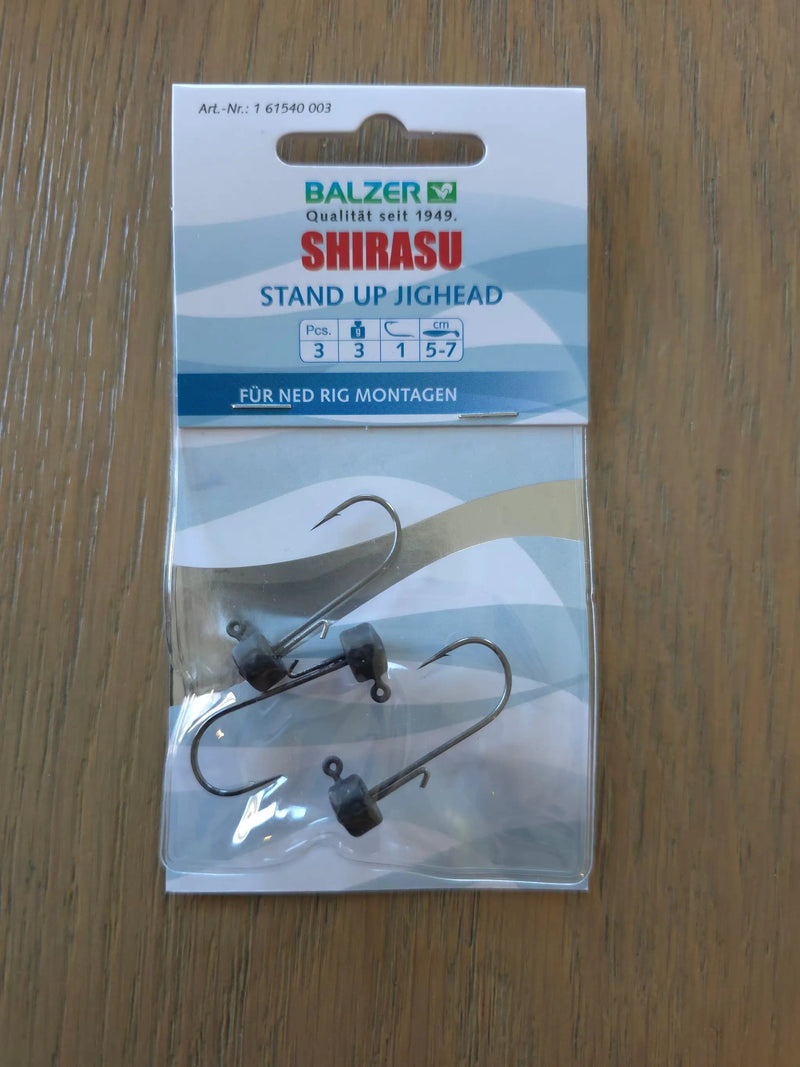 Balzer Fishing Hooks & Trace's SHIRASU STAND UP JIGHEAD | 3 pack | 3 Gram SHIRASU STAND UP JIGHEAD | 3 pack | 3 Gram