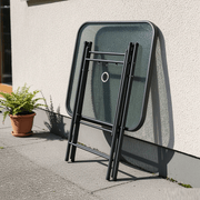 dealonline.co.nz dealonlinenz 90CM Foldable Tempered Glass Garden Table 90CM Foldable Tempered Glass Garden Table