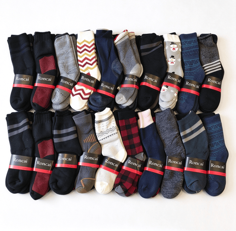 dealonline.co.nz dealonlinenz Men's Thermal Socks Work Socks Thick Socks (60 Pairs) Bulk Pack Mens Thick Thermal Socks 60 Pairs Bulk Sale