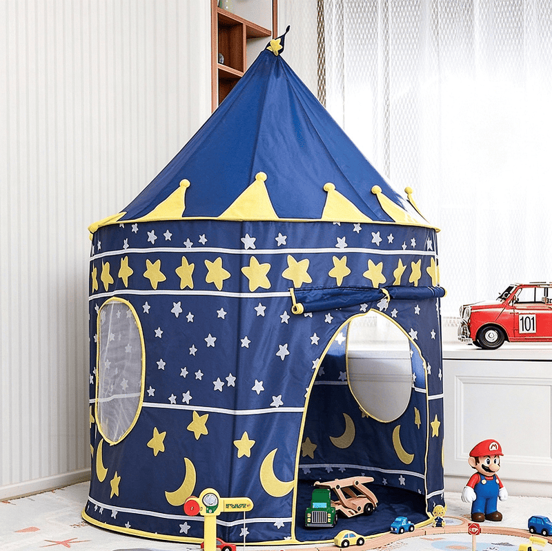 dealonline.co.nz dealonlinenz Blue Princess Castle Play Tent Playhouse for Kids Blue Princess Castle Play Tent Playhouse for Kids