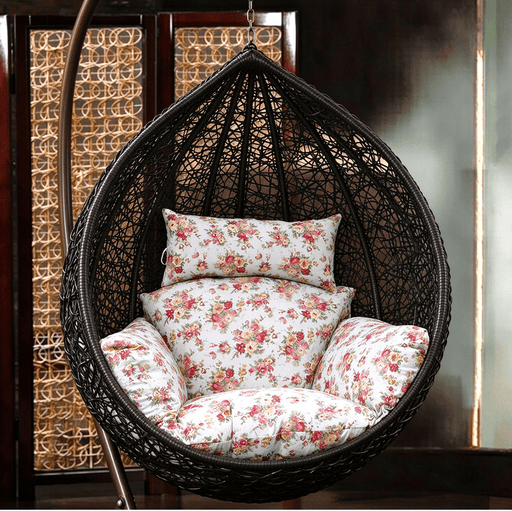 dealonline.co.nz dealonline.co.nz Cushion Pad Seat Set High Quality For Hanging Basket Chair - Red Floral Cushion Pad Seat Set High Quality For Hanging Basket Chair - Red Floral