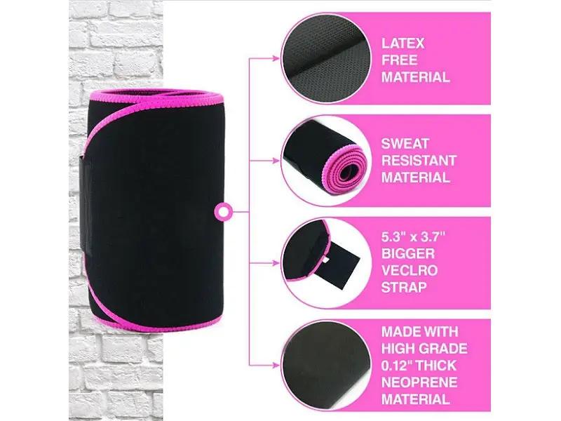 WAIST TRIMMER Women Men Fat Burner Belt Weight Loss Sweat Slim Wrap Body Shaper by dealonline.co.nz