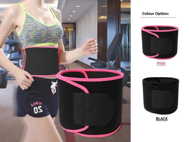 WAIST TRIMMER Women Men Fat Burner Belt Weight Loss Sweat Slim Wrap Body Shaper by dealonline.co.nz