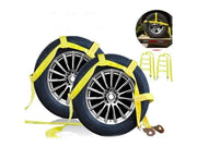 Tow Dolly Basket Straps with Flat Hook Car Dolly Straps Universal Fit Most 14"-17" Wheels by salelink.co.nz